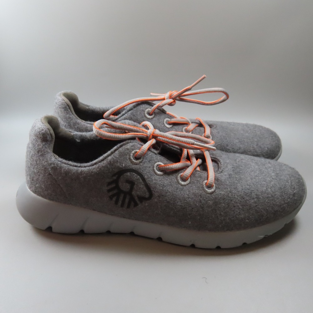 GEISSWEIN Men's Merino Wool Runners Sneakers Shoes Sz US 8 Gray